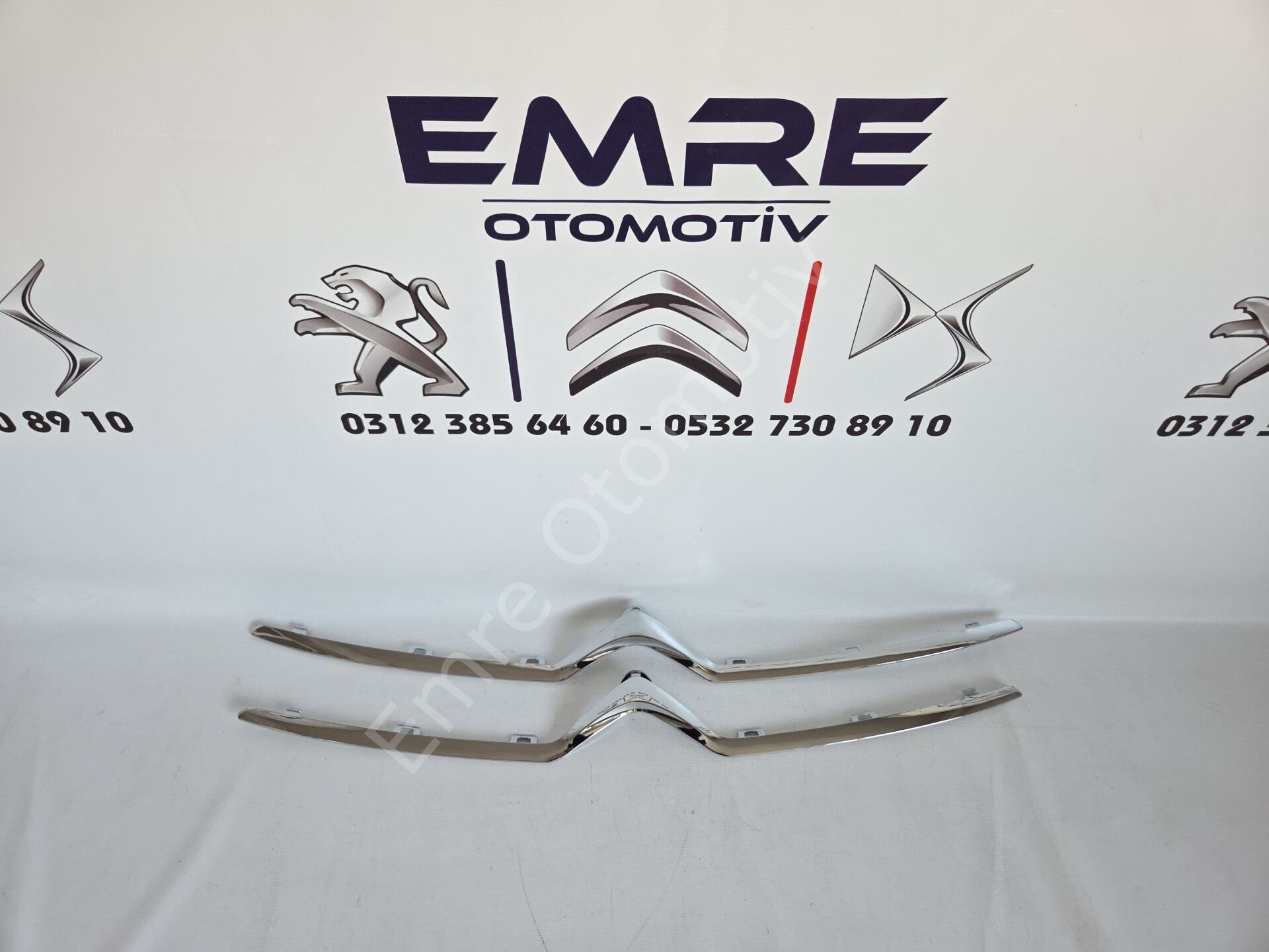 Citroen C4 B7 Ön Panjur Arma Krom Set 2012-