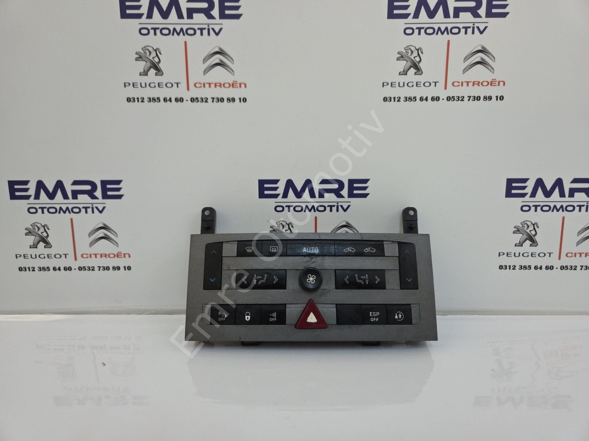 PEUGEOT 407 KLİMA KONTROL PANELİ ÇIKMA ORİJİNAL